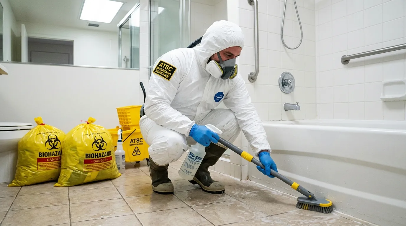 Decontamination equipment deployed for Blood Cleanup in Holyoke